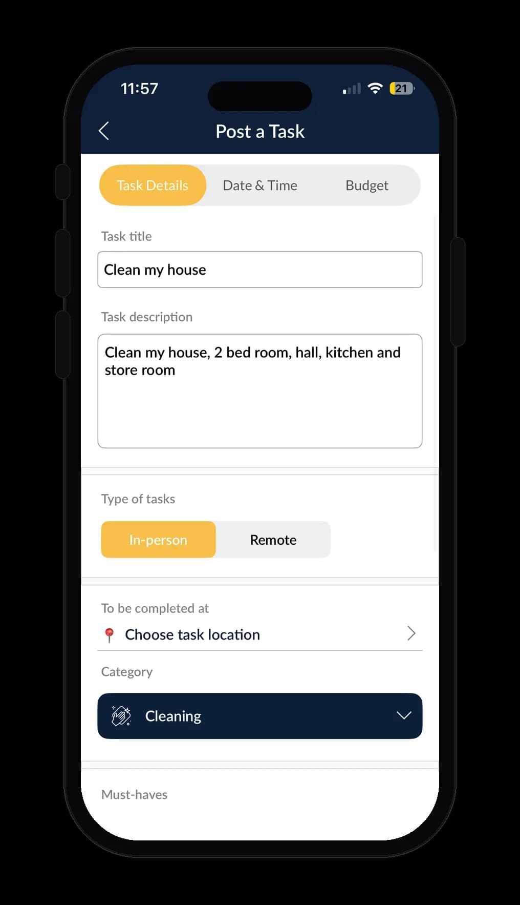 Co-Tasker – Local Services Marketplace Platform screen 6