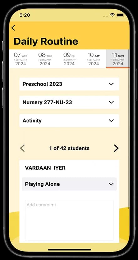 Aptech International Preschool — Parent Engagement & Smart School App screen 4