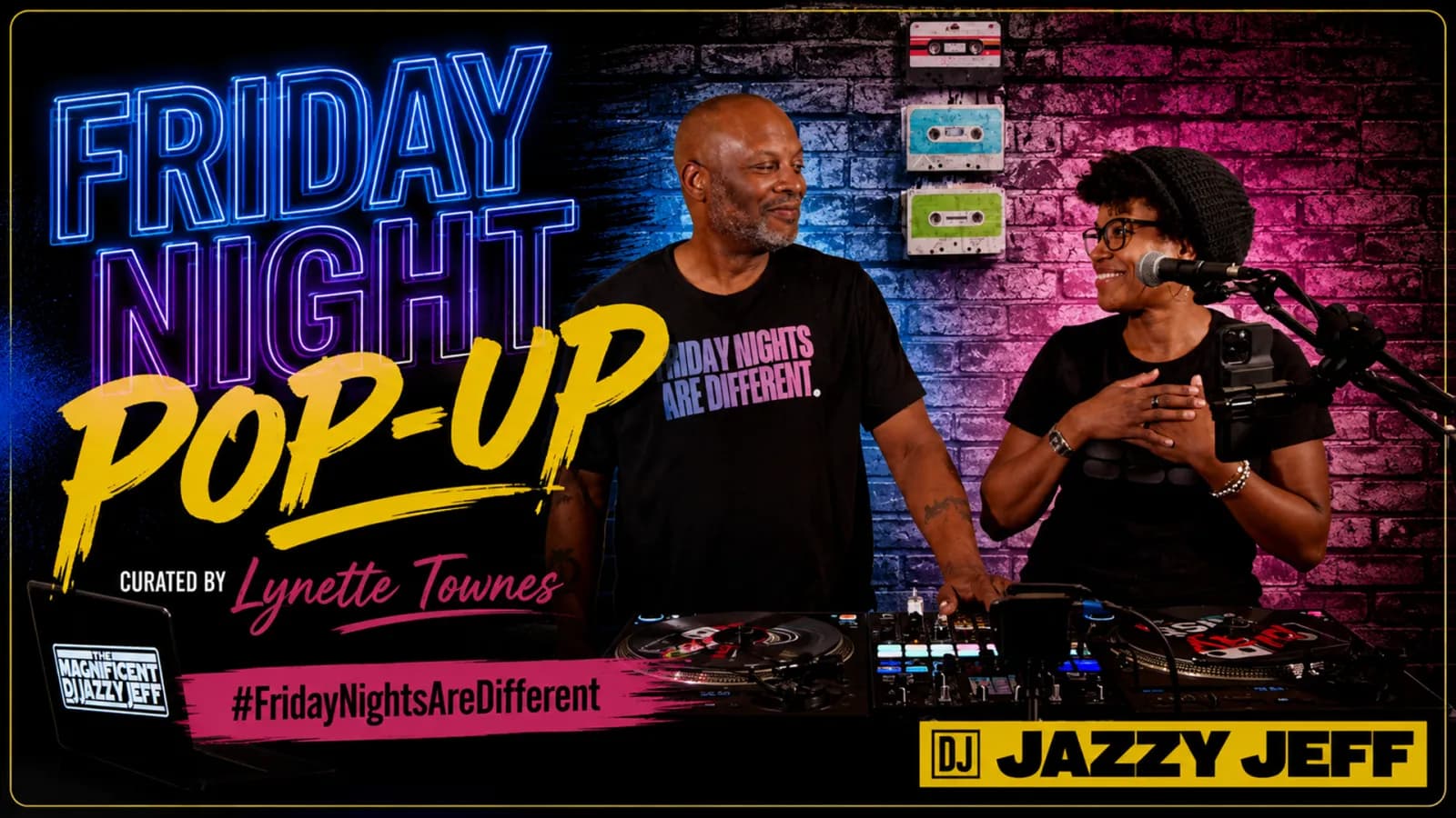 DJ Jazzy Jeff video series — Friday Night Pop-Up featured content