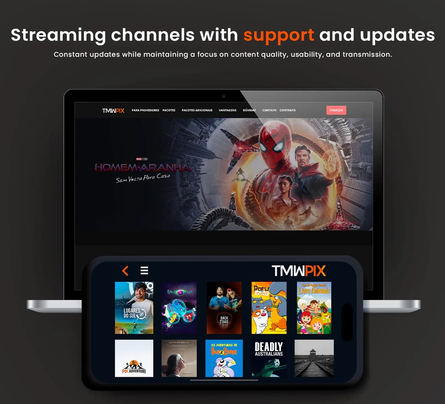 TMWPix: Movies, TV & Live Streaming — the team