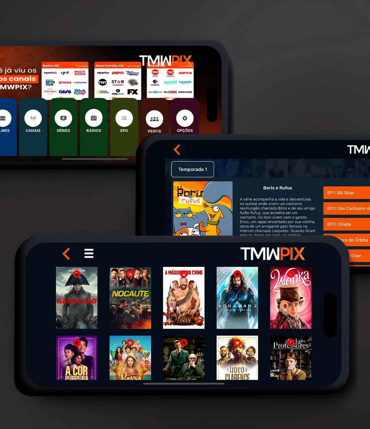 TMWPix: Movies, TV & Live Streaming — showcase
