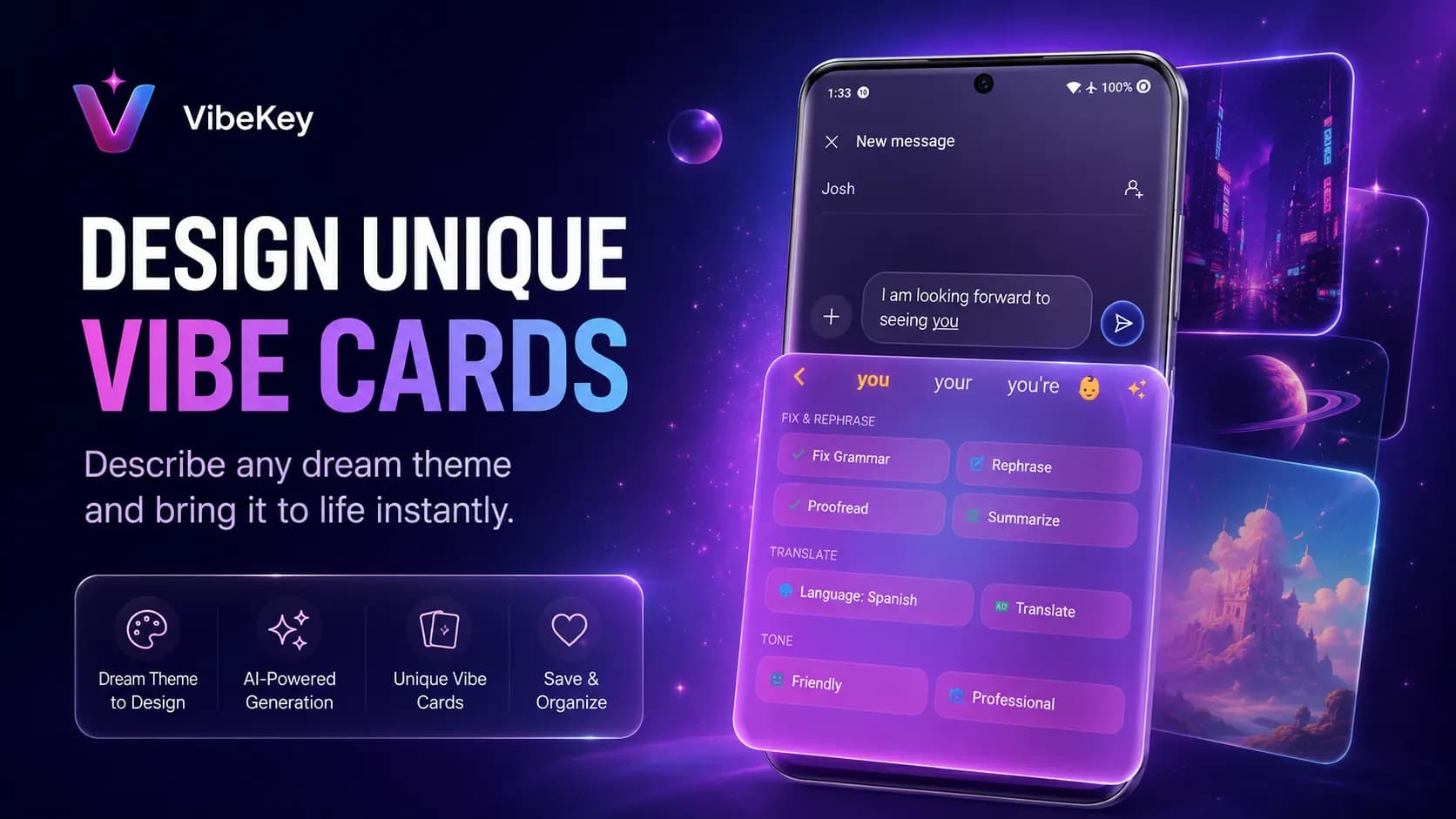 VibeKey — Smart Android Keyboard Experience — product overview