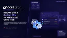 how to build custom crm software